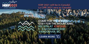 An ad for ICRP 2021